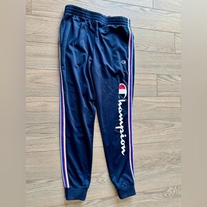 Champion Kids Blue Joggers with Logo